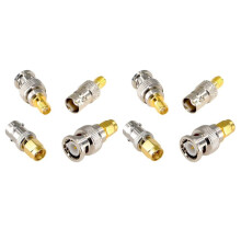 SMA to BNC Kits 2 Set RF Adapter Connector Kits for SDR Ham Radio UV-5R UV82 V-5R5 Two Way Handheld Radio B