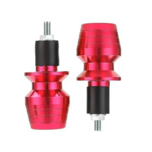 Gewichtspluggen voor motorfietsstuur CNC aluminium stuur sliders universele pasvorm antislip roestbestendige duurzame eindkappen met eenvoudige