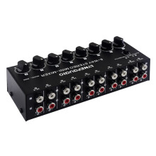 8 in 2 Out AV Switch RCA Switcher 8-Way Impedance Speaker for Home The