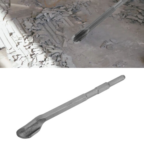 Durable Hex Shank Chisel for Tile Stone Concrete & Brick Removal