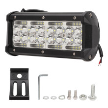 LED-werklamp met verstelbare, uitschuifbare beugels aan de onderkant, spot- en breedstraler, geschikt voor offroad-voertuigen, vrachtwagens, boten,