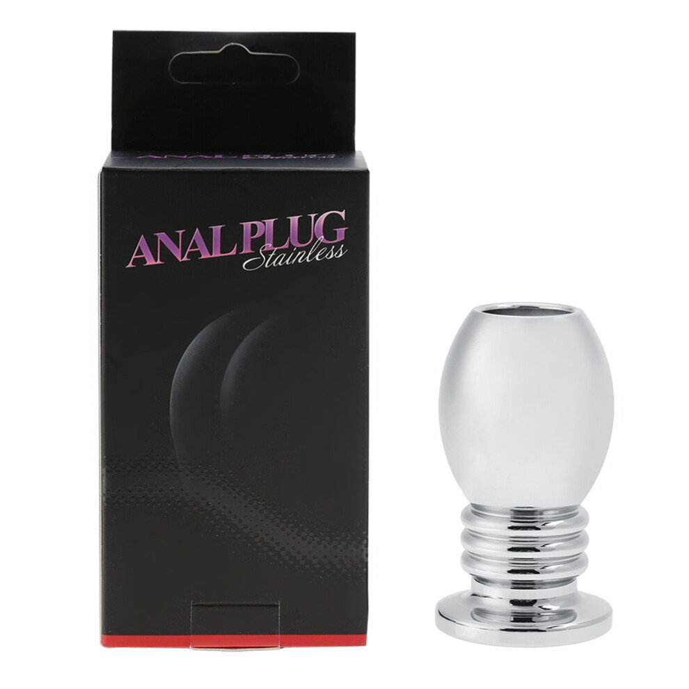 Aluminum Alloy Hollow Anal Plug For Gentle Dilation, Silent Stable Performance With Smooth Surface, Compact Design For Discreet Intimate Use