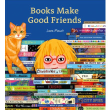 Books Make Good Friends by Jane Mount Hardcover Book