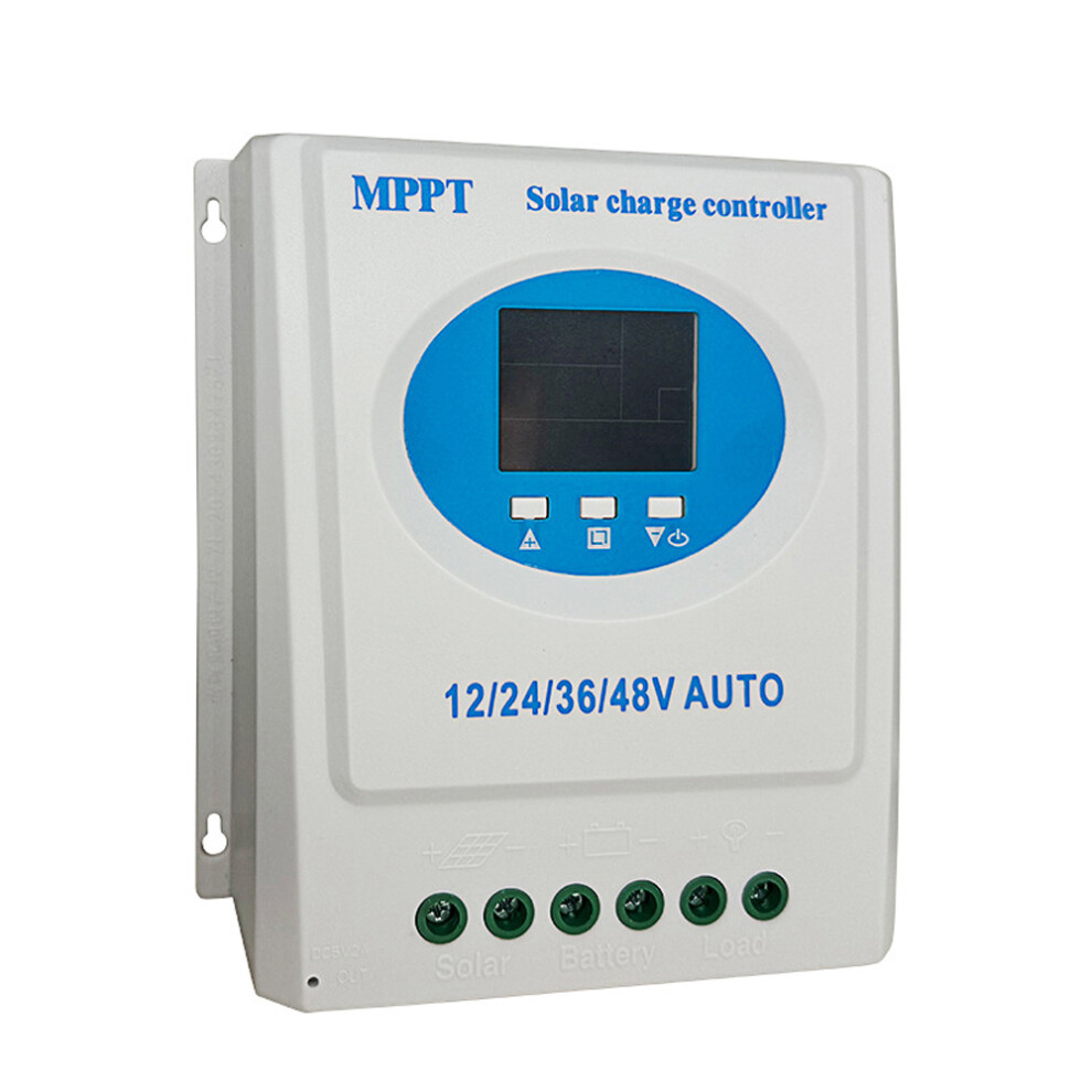 100A Mppt Solar Charge Controller 12V 24V 36V 48V With Lcd Display, Black Color 4651384408478