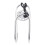 2Pièces Support Fer À Cheval En Acier Inoxydable Porte-Bouée Argent 1
