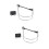2Pièces Support Fer À Cheval En Acier Inoxydable Porte-Bouée Argent 8