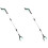 2Pièces Ramasse- Vert Pliable Pince Aluminium Usage 4