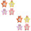 8Pièces Bain Enfants Cartoon Coton Accessoire 8