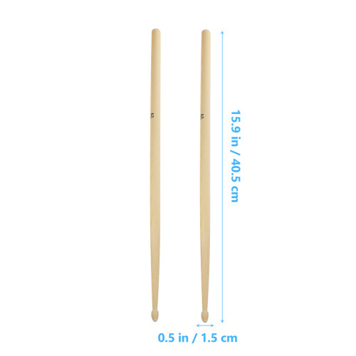 4Pièces Maillets Bois Érable Khaki Pour Batterie Et Marimba 1