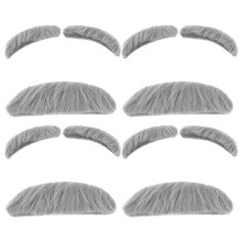 20Ensembles Décorations Moustaches Et Sourcils Faux Autocollants