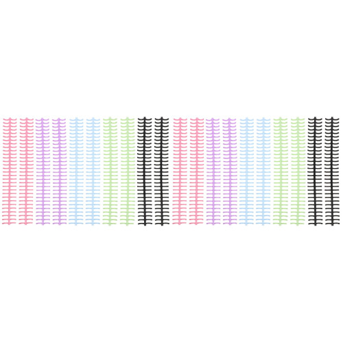 20Pièces Anneaux De Souples Pour Cahier Couleurs Multiples 1