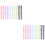 20Pièces Anneaux De Souples Pour Cahier Couleurs Multiples 6