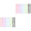 20Pièces Anneaux De Souples Pour Cahier Couleurs Multiples 3