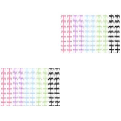 20Pièces Anneaux De Souples Pour Cahier Couleurs Multiples 2