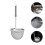 3Pièces Filtrage Argent Acier Cuisine 10
