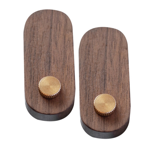 4Pièces Support D'étiquette Prix Bois Café Polyvalent Pour Magasins 2