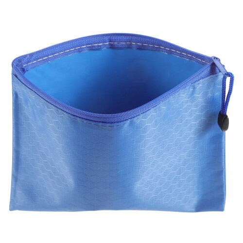 5Pièces Zippées Bleues En Tissu Pour Outils Et Documents