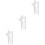 3Pièces Bec Flûte Transparent Nylon Compact Portable Pour Débutants 7