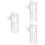 3Pièces Bec Flûte Transparent Nylon Compact Portable Pour Débutants 8