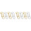 4Paires Boucles Clip Oreilles Stylées Colorées Pour 4