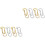 4Paires Boucles Clip Oreilles Stylées Colorées Pour 5