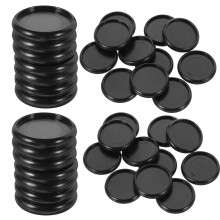 88Pièces Disques De ABS Noir Pratique Pour Cahiers Et Planners