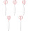 5Pièces Pinces Scissors Cuisine Prise Confortable Pour Service 3