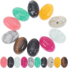 60Pièces Perles Cabochons Naturels Pour Décoration DIY