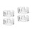 4Pièces Couvercles Fermentation Multi-Usages En Verre Transparent 6