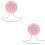 2Pièces Roue De Course Antidérapante Rose Pour Hamsters Gérbils 8