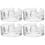 4Pièces Couvercles Fermentation Multi-Usages En Verre Transparent 4