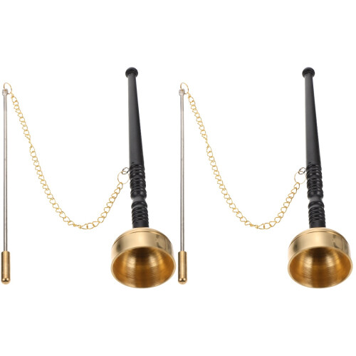 2Pièces Instrument Bouddhiste Yin Qing Cuivre Robuste Son Clair 1