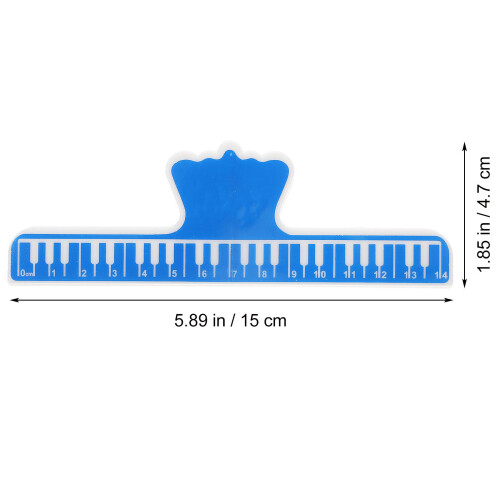 10Pièces Support De Partition Bleu Pour Trompette Conception Solide 1
