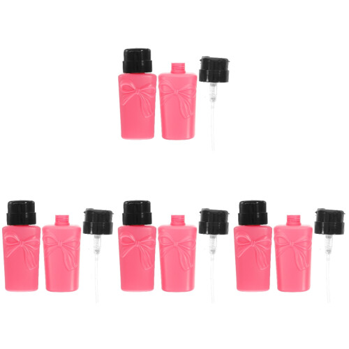 8Pièces Bouteilles Rose Pressable Pour Beauté 2