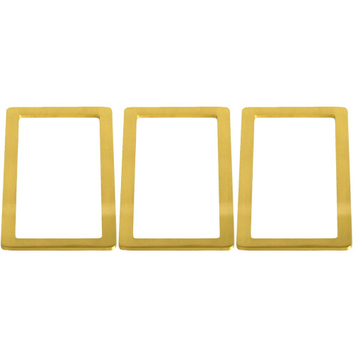 3Pièces Poids Aluminium Cadre Rectangulaire Pour Bureau 2
