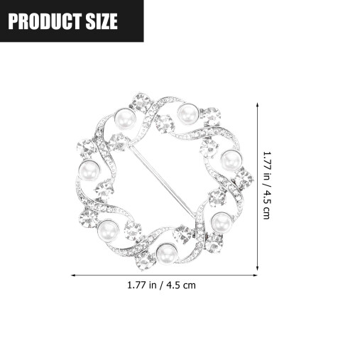 6Pièces Boucles Métalliques Pour Écharpes Et Assortis 1