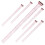 24Pièces Paillette Rosés Extensions Cuir Chevelu Facile DIY 2