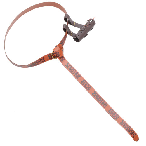 2Pièces Support Épée Médiévale En Cuir PU Pour Et Costume 2