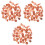 150Ensembles Attaches De Broche Compactes Or Rose Pour Usage Décoratif 3