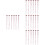 24Pièces Paillette Rosés Extensions Cuir Chevelu Facile DIY 7