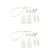 20Ensembles Fixations Blanches Pour Stables Sûrs 4