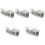 5Pièces Clavier Piano 3D Noir PVC Déco Pour Débutants 4