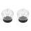 2Pièces Boîte Verre Délicate Base Pour Décor De Bureau 3