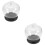 2Pièces Boîte Verre Délicate Base Pour Décor De Bureau 6