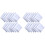 24Pièces Mouchoirs Coton Blancs Absorbants, Usage Et Création 2