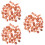 150Ensembles Attaches De Broche Compactes Or Rose Pour Usage Décoratif 6