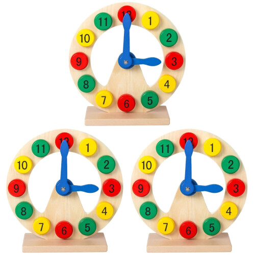 3Pièces Puzzle En Bois Jouet Educatif 1