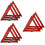 9Pièces Triangles De Route ABS Colorés 6