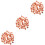 150Ensembles Attaches De Broche Compactes Or Rose Pour Usage Décoratif 5