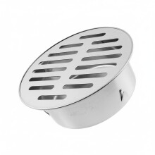 4 Inch Stainless Steel Floor Drain Cover, RustResistant Outdoor Design for Balcony Patio Yard